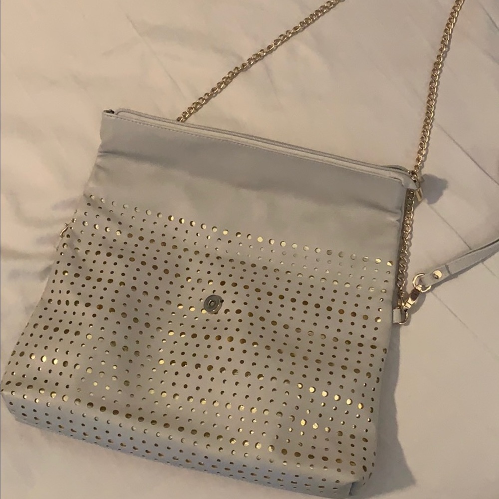 Grey & Gold purse - Picture 2 of 6